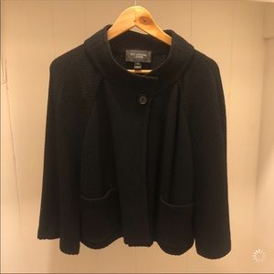 ST JOHN CAVIAR KNIT COAT